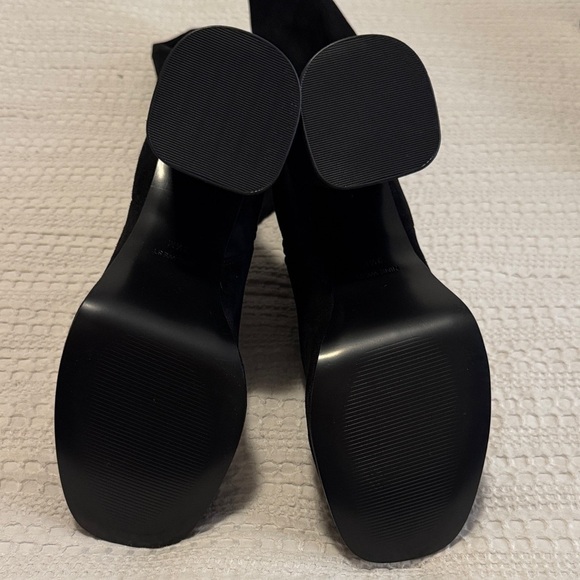 🆕 Nine West Knee High Suede Black Boots. 9.5 M-WC. Brand New w Box!!💥 - Picture 5 of 7